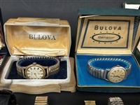 Large Group of Vintage Watches: Gold Filled, Movements