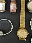 Large Group of Vintage Watches: Gold Filled, Movements