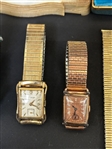 Large Group of Vintage Watches: Gold Filled, Movements