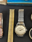 Large Group of Vintage Watches: Gold Filled, Movements