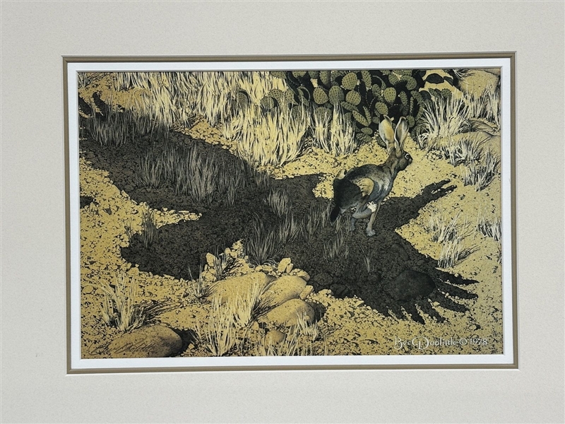 Bev Doolittle S/N Lithograph "Escape by a Hare"