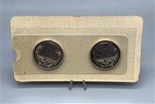 Complete Set Sterling Silver Medallic History of America from The Danbury Mint