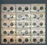 Complete Set Sterling Silver Medallic History of America from The Danbury Mint