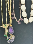 (7) Vintage Costume Jewelry Necklaces