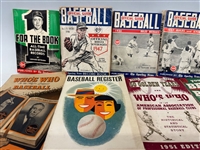 Group of Early 1940's and '50's Baseball Guides, Records, Handbooks and Schedules