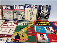 Group of Early 1940's and '50's Baseball Guides, Records, Handbooks and Schedules