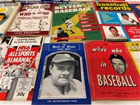 Group of Early 1940's and '50's Baseball Guides, Records, Handbooks and Schedules