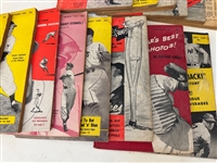 Group of 1940's and 1950's Baseball Digest Magazine Booklets