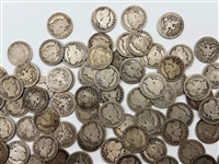 Group of (100) Barber Silver Quarters