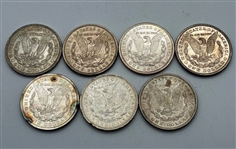 Group of (7) 1921 Morgan Silver Dollars