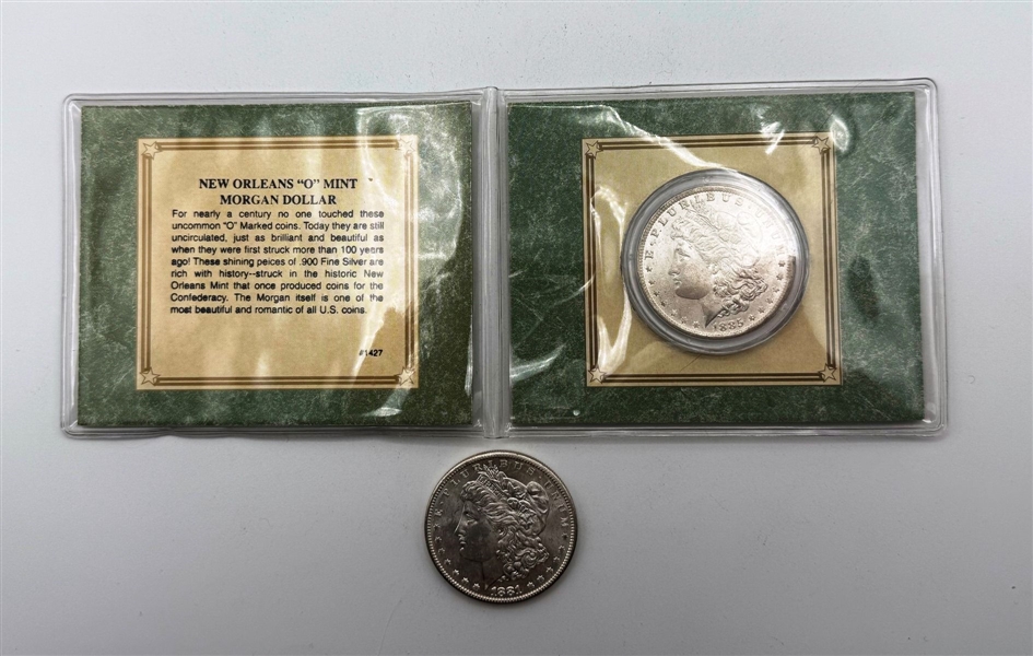 Group of (2) Morgan Silver Dollars