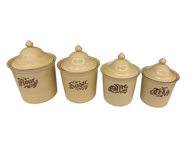 Pfatzgraff Village Stoneware Cannister Set