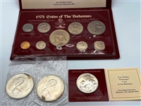 Group of Uncirculated Coins from The Bahamas by The Franklin Mint