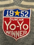 (2) 1952, 1953 YoYo Duncan Winner Patches on Vests