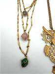 (3) Vintage Costume Statement Necklaces