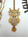 (3) Vintage Costume Statement Necklaces