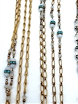 (5) Vintage Costume Jewelry Necklaces 