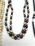 (5) Vintage Costume Necklaces