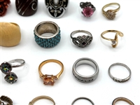 Group of Costume Statement Rings