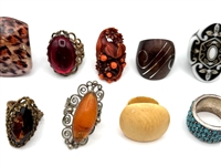 Group of Costume Statement Rings