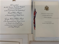 Group of Presidential Inauguration Programs: Nixon, Reagan, Clinton, Carter