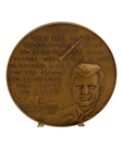 (2) 1969 Apollo 11 Bronze Commemorative Medals Medallic Art