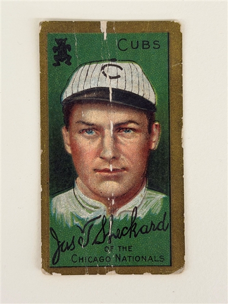 1911 T205 Piedmont Baseball Card Jimmy Sheckard