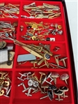 (2) Full Cases of Cuff Links, Tie Tacks, Pins, Money Clips