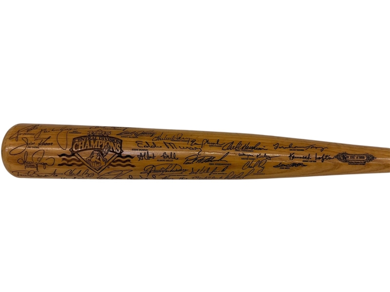 Cleveland Indians 1995 Central Division Champs Limited Edition Baseball Bat