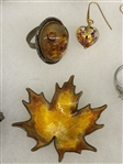 Group of Vintage Gold, Sterling and Costume Jewelry