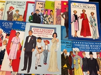 (52) Tom Tierney Paper Doll New Books: Never Used: Presidents, JFK, Chanel, Cupie, More
