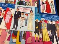 (52) Tom Tierney Paper Doll New Books: Never Used: Presidents, JFK, Chanel, Cupie, More