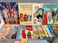 (27) Tom Tierney Paper Doll Books New Never Used: Princess Di, Duke of Windsor, Marilyn Monroe, Others