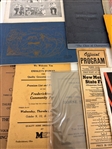 Group of Early Ephemera City Histories, School Programs, OSU Fair, Seminole History