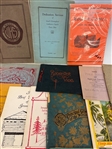 Group of Early Ephemera City Histories, School Programs, OSU Fair, Seminole History