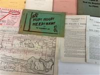 Group of Ephemera With Military Theme