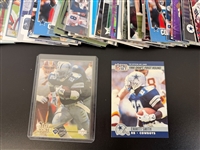 (238) Emmitt Smith Football Cards, Base, Inserts, 1990 Pro Set Rookie Card