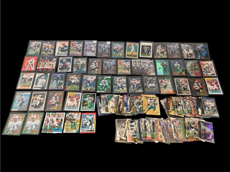 (187) Dan Marino Football Cards; Base, Inserts