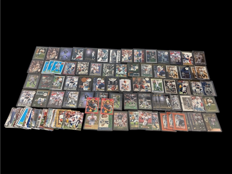 (219) Troy Aikman Football Cards; Base, Inserts, Chromes, (2) Rookies