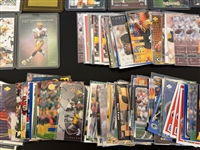(315) Brett Favre Football Cards: Base, Inserts, (2) Rookies