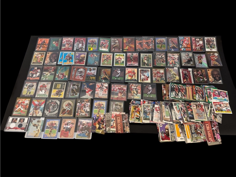 (389) Jerry Rice Football Cards; Base, Inserts