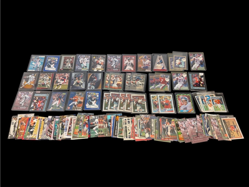 (153) John Elway Football Cards: Base, Inserts