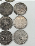 Group of Mexico Silver Pesos