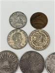 Group of Mexico Silver Pesos