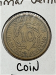 (9) Group of Germany Coins: Imperial, Weimar, Third Reich