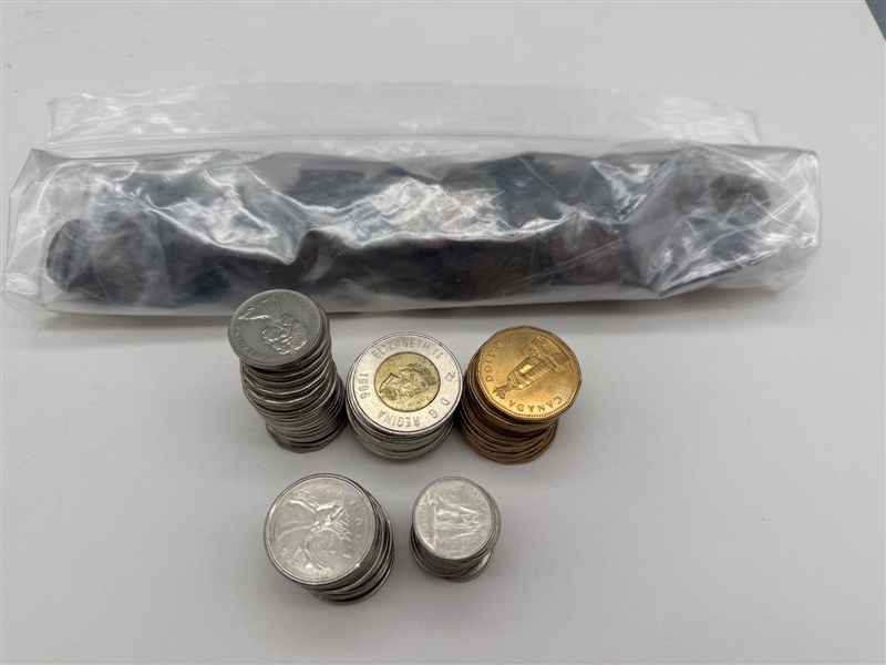 Group of New Canada Coins