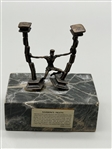 (5) Group of Yaakov Heller Sterling and Silver Plate Figurines