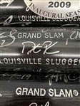 (8) Louisville Sluggers Grand Slam 2009 Lake Erie Crushers Inaugural Season Team Signed Baseball Bats
