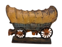 1930 Cast Iron Door Stop Conestoga Wagon