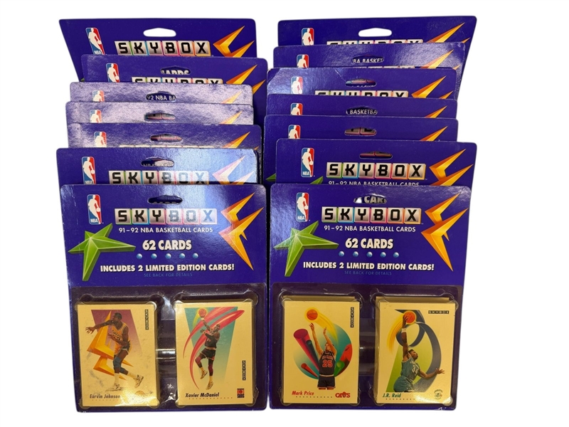 (14) Packages 1991-1992 Skybox 62 Basketball Cards 